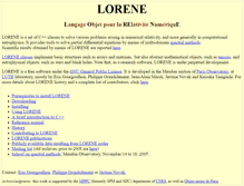 Tablet Screenshot of lorene.obspm.fr