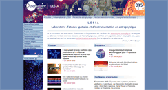 Desktop Screenshot of lesia.obspm.fr