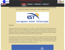 Tablet Screenshot of est-workshop2010.obspm.fr