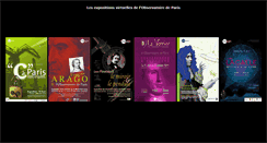 Desktop Screenshot of expositions.obspm.fr