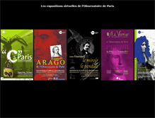 Tablet Screenshot of expositions.obspm.fr