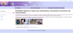 Desktop Screenshot of alidade.obspm.fr