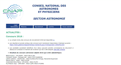 Desktop Screenshot of cnap.obspm.fr
