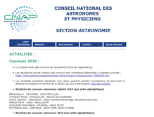 Tablet Screenshot of cnap.obspm.fr