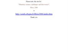 Tablet Screenshot of confs.obspm.fr