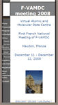 Mobile Screenshot of f-vamdc-2008.obspm.fr