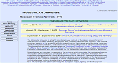 Desktop Screenshot of molecular-universe.obspm.fr
