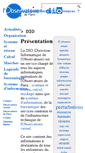 Mobile Screenshot of dio.obspm.fr