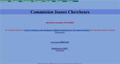 Desktop Screenshot of cjc.obspm.fr