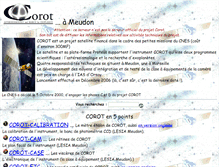 Tablet Screenshot of pccorot15.obspm.fr